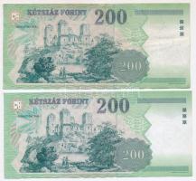 1998-2007. 200Ft (5x) T:III