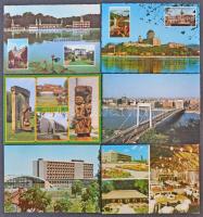 160 db MODERN magyar városképes lap / 160 modern Hungarian trown-view postcards