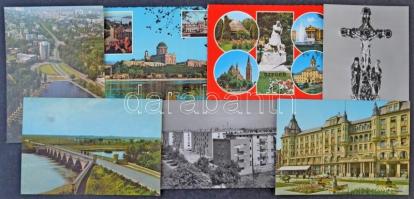 150 db MODERN magyar városképes lap / 150 modern Hungarian trown-view postcards