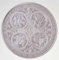 Bognár György (1944-) 1996. "Millecentenárium" Ag emlékérem (15,49g/0.999/42,5mm) T:PP