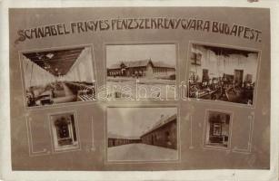 1908 Budapest XIV. Kerepesi út (?), Schnabel Frigyes Pénzszekrény Gyára, műhely, belsők. photo (EK)