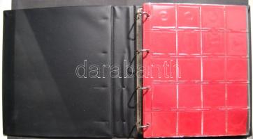 Újszerű gyűrüs berakó Hartberger típusú éremtokokhoz 10 lappal, 200 férőhellyel