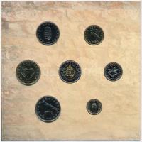 2005. 1Ft-100Ft (7xklf) forgalmi sor szettben + 2005. 10Ft "József Attila" T:BU Adamo FO39