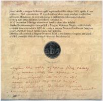 2005. 1Ft-100Ft (7xklf) forgalmi sor szettben + 2005. 10Ft "József Attila" T:BU Adamo FO39