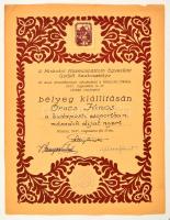 1947 Miskolc, bélyegkiállítás emléklap Örvös János filatelista részére levélzáróval