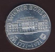 Ausztria 1971. 25Sch Ag "200 éves a Wiener Börze" T:2/3+