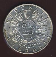 Ausztria 1956. 25Sch Ag "Mozart" T:2/3