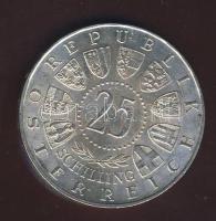 Ausztria 1958. 25Sch Ag "Welsbach" T:2/3