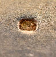 1821 Brünn, antik ezüst készlet. Áttört kosárka, aranyozott belsőrésszel, hat kiskanál, cukorfogó, m...