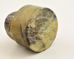 Kínai pecsétnyomó. Fő kutyát ábrázoló faragott jade kő / Chinese seal maker Pho dog, carved jade. 4,...