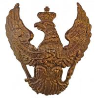 Német Birodalom ~1900. Pickelhaube típusú sisakhoz tartozó sas jelvény (~120x111mm) T:2 /  German Empire ~1900. Eagle badge for Pickelhaube type helmet (~120x111mm) C:XF