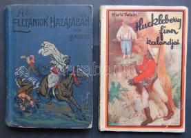 Huckleberry Finn, Elefántok hazájában 2 db könyv