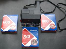 POlaroid gép 3 tasak filmmel
