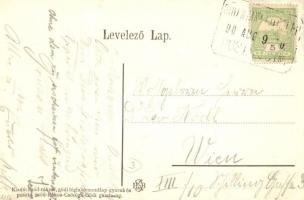 Göd, Huzella és bányavölgyi Tost Gyula nyaralója. Kiadja a Szöd-rákosi gödi tégla, cementalap gyárak...