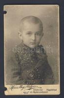 1915 Magyar Államvasutak fényképes igazolvány gyermek részére