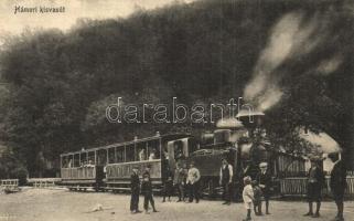 1926 Miskolc, Hámori kisvasút, gőzmozdony. Orosz Ferenc felvétele és kiadása