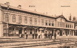 Makó, vasútállomás / Bahnhof / railway station