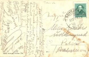 1933 Nagyszékely, Régi és új református templomok, Mirkovics György háza, üzlete és cementáru-műhely...