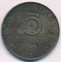 1948. 5Ft Ag "Petőfi" T:2 patina
Adamo EM1