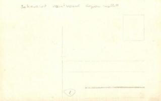 Sopron, behavazott vasútvonal a város közelében télen, vonat. photo