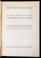 Hungary at the Conference of Paris IV. Papers and documents relating to the Chechoslovak draft amend...