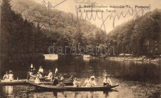 Pozsony, Pressburg, Bratislava; Szárazmalom, Második tó / Landmühle, Teich / lake, dry mill