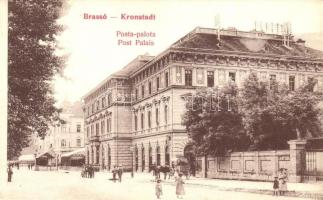 Brassó, Kronstadt, Brasov; Posta palota. Brassói Lapok kiadása / Postal palace