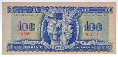 1946. 100Ft T:I,I- / Hungary 1946. 100 Forint C:UNC,AU 
Adamo F26