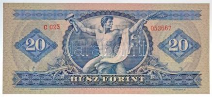 1960. 20Ft T:I,I- / Hungary 1960. 20 Forint C:UNC,AU Adamo F12