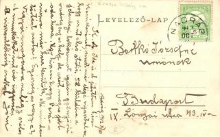 1912 Nadrág, Steinacker; Vasgyári tiszti kaszinó és vendéglő / Uzina de fier / Eisenwerk's Beam...