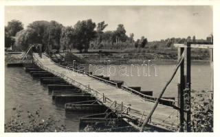 Magyarkanizsa, Stara Kanjiza; Pontonhíd / pontoon bridge