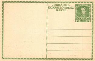 1848-1908 Ferenc József uralkodásának 60. évordulója, jubileumi díjjegyes lap / Franz Joseph's ...