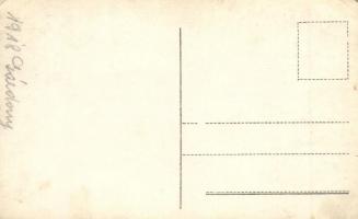 1918 Gárdony, Családi csoportkép, gyerekek. photo (fa)