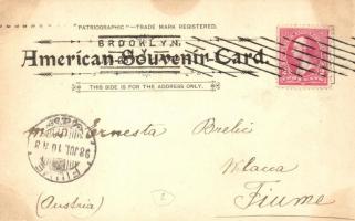 1898 New York, Custom House, Pier 13 East River. American Souvenir Card Co. 1897