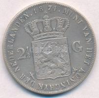 Hollandia 1874. 2 1/2G Ag "III. Vilmos" T:2- kopott perem
Netherlands 1874. 2 1/2 Gulden ...