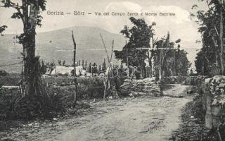 Gorizia, Görz, Gorica; Via del Campo Santo e Monte Gabriele / road