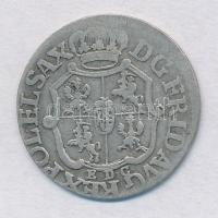 Német Államok / Szász-Albertine 1763EDC Garas (1/24 Tallér) Billon "I. Frigyes Ágost" (1,8...