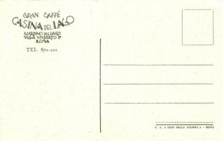 Rome, Roma; Gran Cafe Casina del Lago
