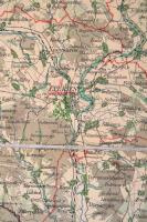 Sáros vármegye közigazgatási és földmívelési térképe. Szerkesztetett és nyomatott a m. kir. államnyo...