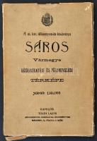 Sáros vármegye közigazgatási és földmívelési térképe. Szerkesztetett és nyomatott a m. kir. államnyo...