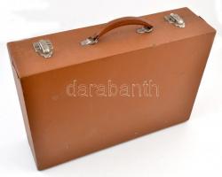 Retró Brexton piknik készlet, hiánytalan, néhány modern kiegészítővel, eredeti táskájában, 47x33x13 ...