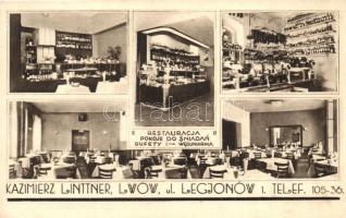 Lviv, Lwów, Lemberg; Kazimierz Linttners Restauracja. Ul. Legjonów 1. / restaurant interior