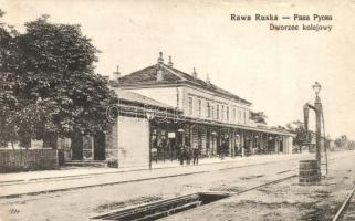 Rava-Ruska, Rawa Ruska; Dworzec kolejowy / Bahnhof / railway station (Rb)
