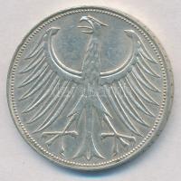 NSZK 1970D 5M Ag T:2
FRG 1970D 5 Mark Ag C:XF