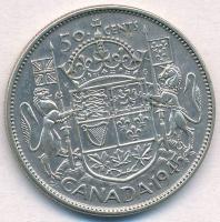 Kanada 1945. 50c Ag "VI. György" T:1-,2
Canada 1945. 50 Cents Ag "George VI" C:...