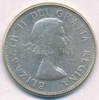 Kanada 1962. 50c Ag II. Erzsébet T:2 Canada 1962. 50 Cents Ag Elizabeth II C:XF