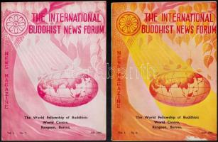 1961 The International Budhist News Forum angol nyelvű havilap I. évfolyama 2-12. szám, jó állapotba...