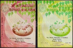 1961 The International Budhist News Forum angol nyelvű havilap I. évfolyama 2-12. szám, jó állapotba...