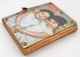 1956 Dobos István magyar katonazenészként Kínában tett látogatásáról készített emlékalbum eredeti fé...