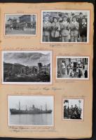 1956 Dobos István magyar katonazenészként Kínában tett látogatásáról készített emlékalbum eredeti fé...